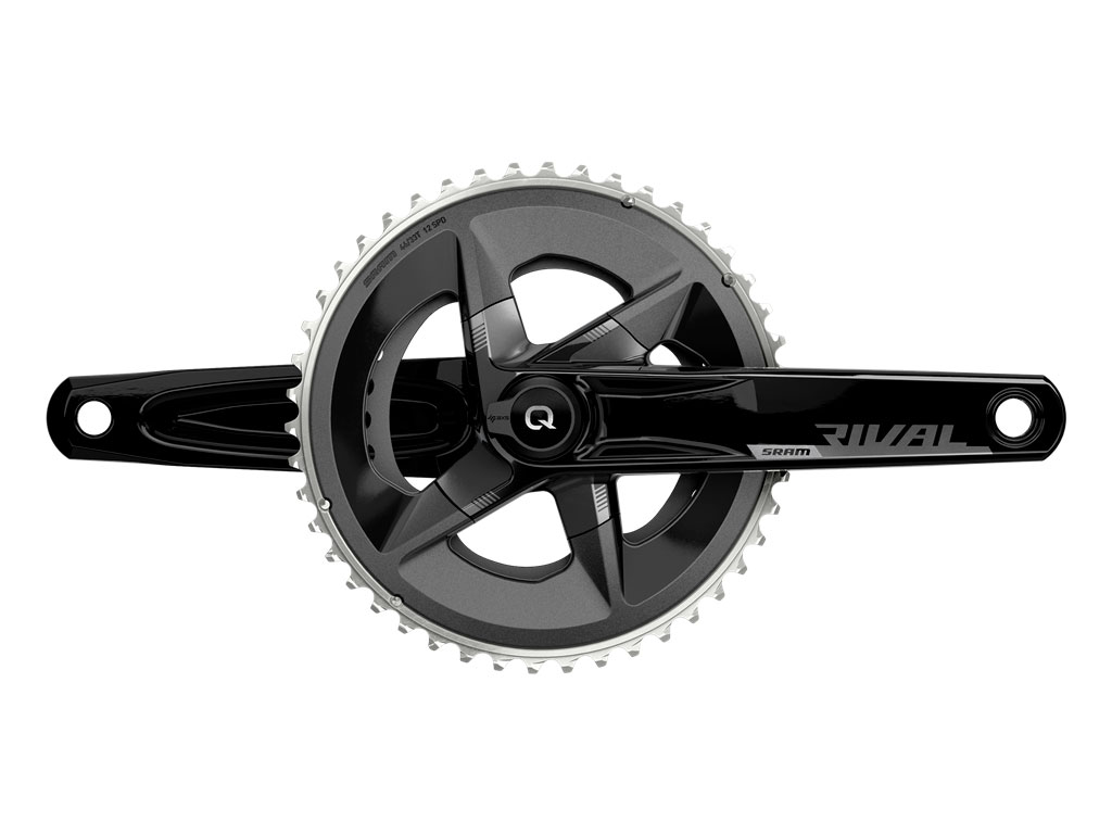 Sram Juego De Bielas Potenciometro Sram Rival D1 Quarq Dub 107 Bcd 172.5 Mm 48X35D Yaw Aluminio Neg S.Caz