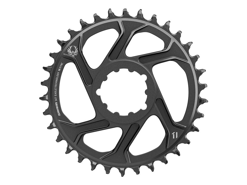 Sram Plato Sram X-Sync Eagle 34D Direct Mount Boost 3 Mm Offset 12V Negro