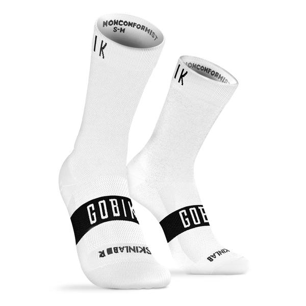 Gobik Calcetines Unisex Pure White