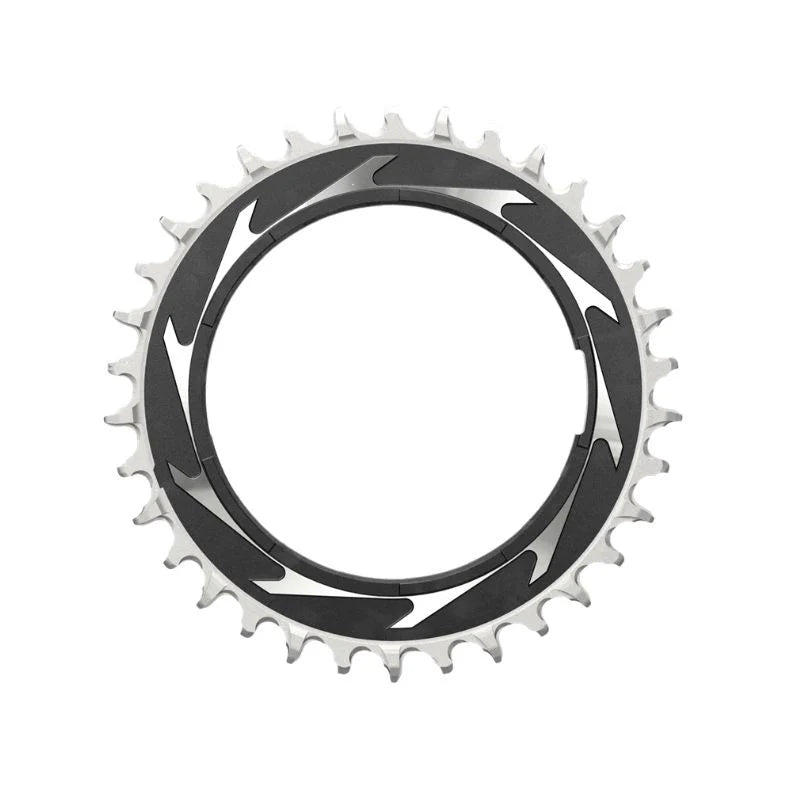 Plato Sram Xx Sl T-Type Eagle Rosca Potenciometro 3 Mm Offset 36D Aluminio Negro/Plata