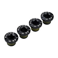 Set 4 Tornillos Platos - Mtb Qx1 - Negro