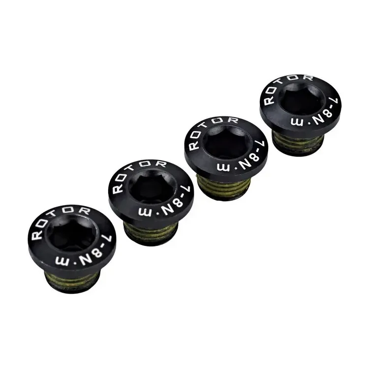 Set 4 Tornillos Platos - Mtb Qx1 - Negro